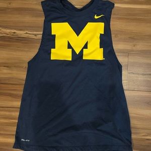Michigan muscle tank (blue)